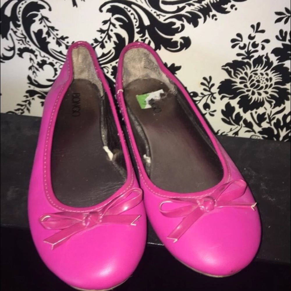 cute pink flats
